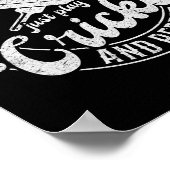 Cricket Player - Forget Eat And Sleep Just Play Cr ポスター (角)