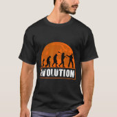 Cricket Player Funny Cricket Human Evolution  Tシャツ (正面)