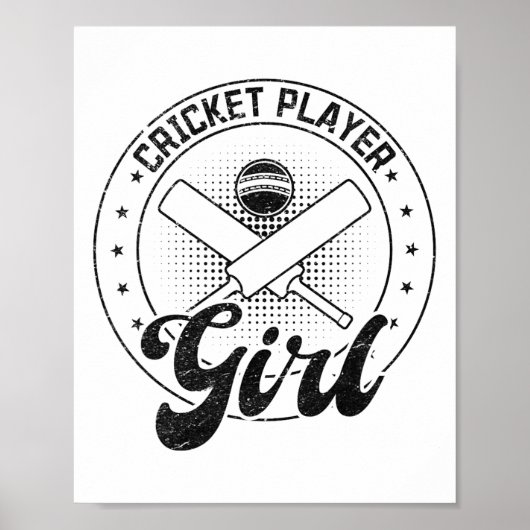 Cricket Player Girl  ポスター (正面)