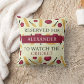 Cricket Player Reserved Seat クッション (ブランケット)