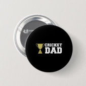 Cricket Player Sport 1 缶バッジ (正面&裏面)