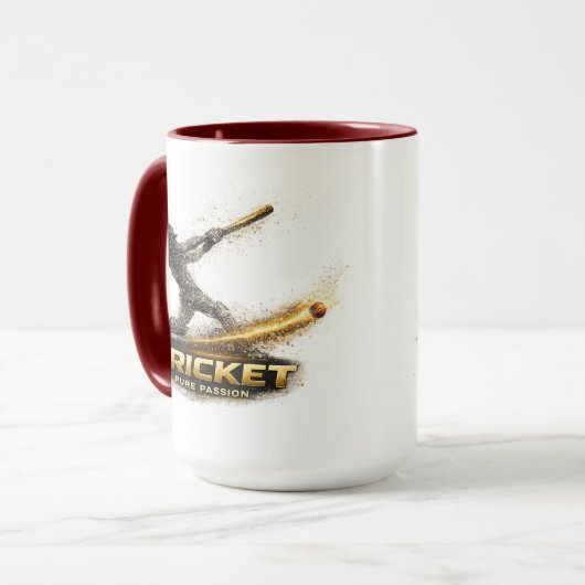 Cricket Pure Passion Gold Motion Combo Mug マグカップ (正面左)