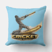 Cricket Pure Passion Gold Motion Throw Pillow 20x2 クッション (正面)