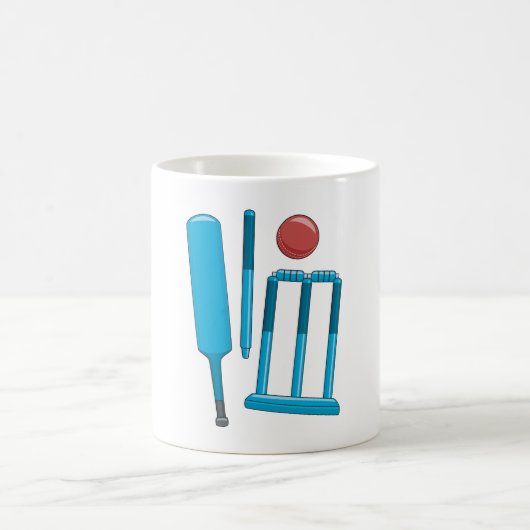 Cricket Set Sport Mug コーヒーマグカップ (中央)