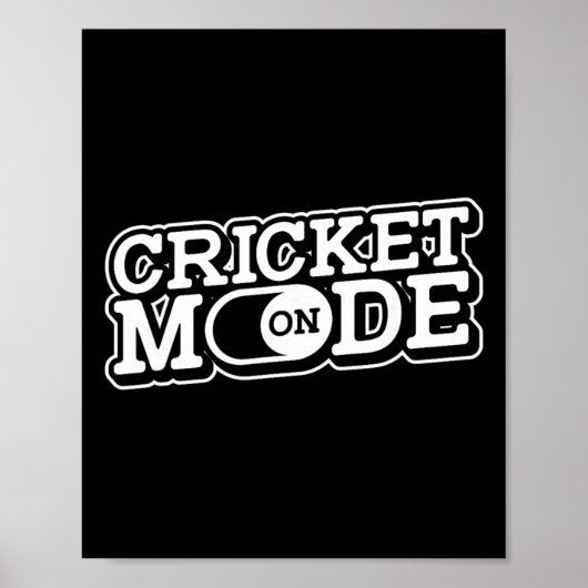 Cricket Sport Cricket T - Cricket Player  ポスター (正面)