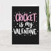 Cricket Valentine Greeting Card カード (正面)
