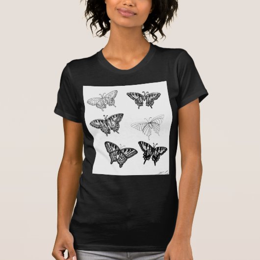cricketdianeによる蝶 tシャツ (正面)