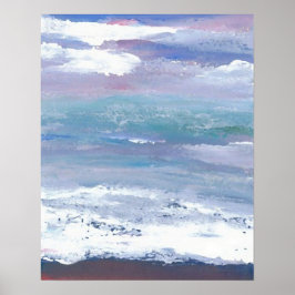 CricketDianeの海ポスター – 海の月の風景 ポスター