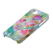 CricketDianeの花園の水彩画の抽象芸術 Case-Mate iPhoneケース (下部)