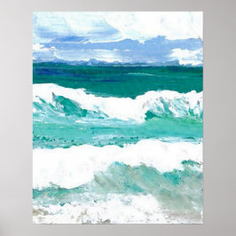 CricketDianeビーチポスター – 海波のアクション ポスター