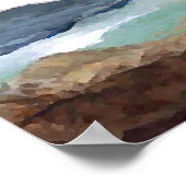 CricketDianeビーチポスター – Moody Sea海アート ポスター (角)