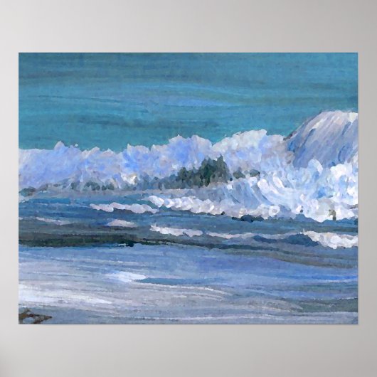 CricketDiane海ポスター – ブルーアンバーシー ポスター (正面)