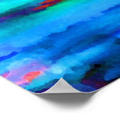 CricketDiane海ポスター – 海の青 ポスター (角)