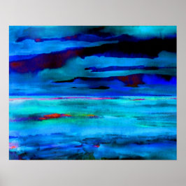 CricketDiane海ポスター – 海の青 ポスター