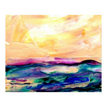 CricketDiane海ポスター – Sun Glow