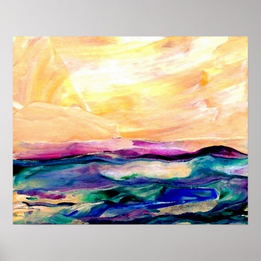 CricketDiane海ポスター – Sun Glow ポスター (正面)