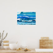 CricketDiane海ポスター – Wave Dance ポスター (キッチン)