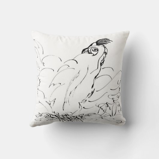 CricketDiane著国のオンドリデザイナー枕 クッション (裏面)