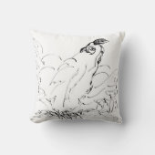 CricketDiane著国のオンドリデザイナー枕 クッション (正面)