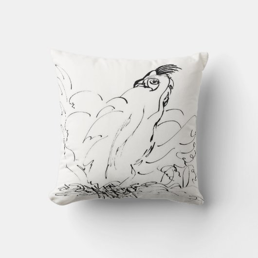 CricketDiane著国のオンドリデザイナー枕 クッション (正面)