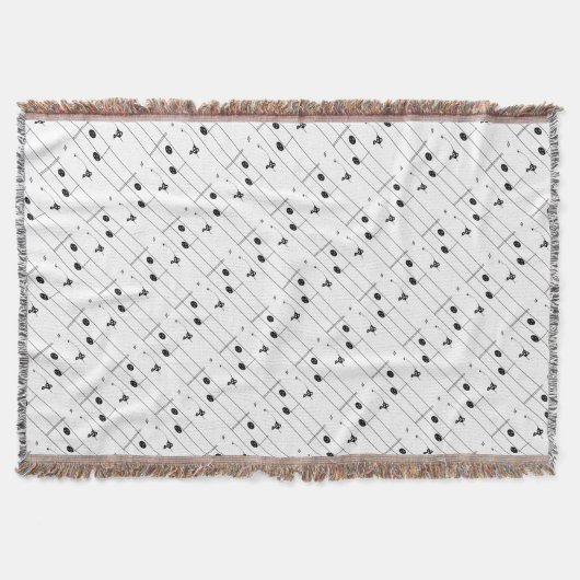 CricketDiane音楽的な装飾音楽ミュージシャン スローブランケット (正面)