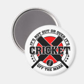 Cricketer's - Off The Mark Cricket マグネット (正面/裏面)