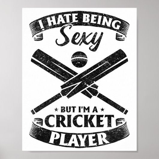 Cricketing - I Hate Being Y But I'm A Cricket Play ポスター (正面)