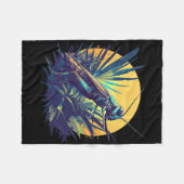 Crickets Animal Cricket 5 フリースブランケット (正面(横))