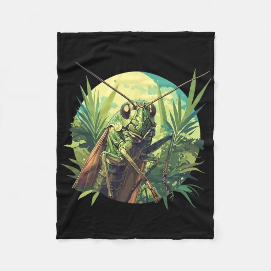 Crickets Animal Cricket 6 フリースブランケット (正面)