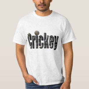 Crickey:オーストラリアの俗語で作られたクロコディレスの言葉 Tシャツ