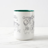 Crickhollowの生き物のマグ ツートーンマグカップ (中央)