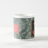 Crikeyモーゼ! パターンピンク コーヒーマグカップ (中央)