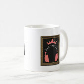 Crikeyモーゼ! 明白な黒 コーヒーマグカップ (正面右)