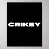 Crikey Australian Phrases Aussie Slang T  ポスター (正面)