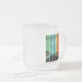 Crikvenica  フロストグラスマグカップ (正面右)