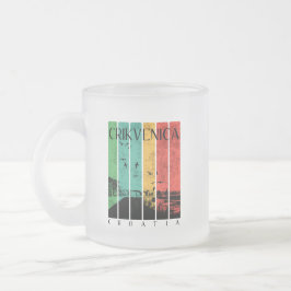 Crikvenica  フロストグラスマグカップ