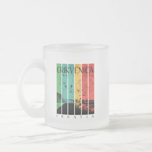 Crikvenica  フロストグラスマグカップ (左)