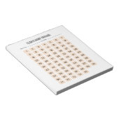 Crim Trackerプランナーメモ帳 ノートパッド (アングル)