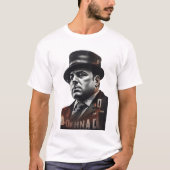 crime gangster al capone tシャツ (正面)