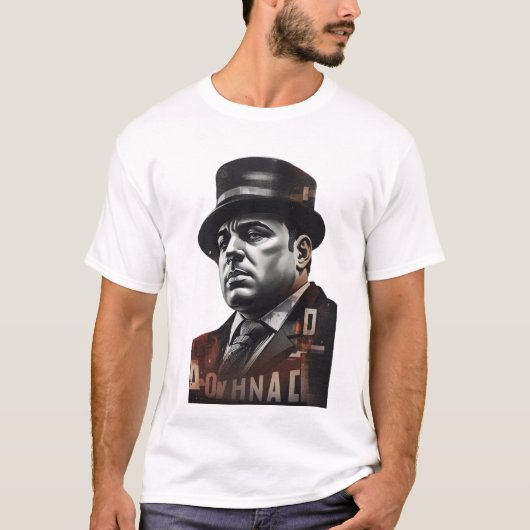 crime gangster al capone tシャツ (正面)