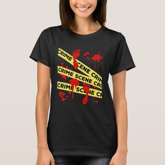 Crime Scene Investigation Tape Tシャツ (正面)