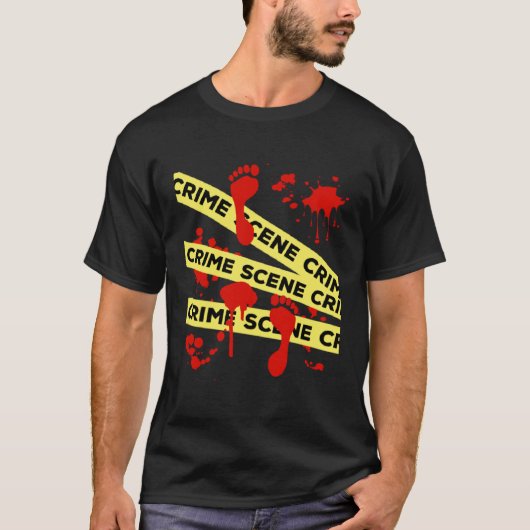 Crime Scene Investigation Tape Tシャツ (正面)