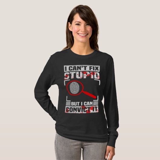 Crime Scene Investigator Forensics & Forensic Scie Tシャツ (正面フル)