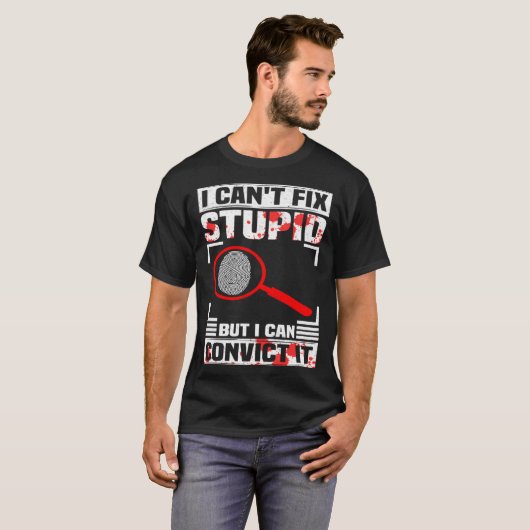 Crime Scene Investigator Forensics & Forensic Scie Tシャツ (正面フル)