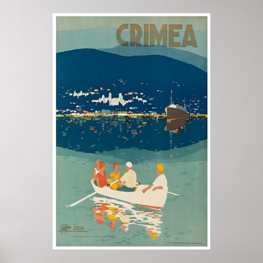 Crimea Vintage Art Travel Poster Print (XR3883) ポスター (正面)