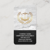 Criminal Justice Logo | Lawyer 名刺 (裏面)
