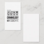 criminology 名刺 (正面/裏面)
