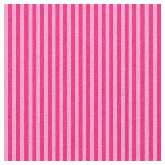 Crimson and Carnation Pink Stripes ファブリック (クローズアップ)