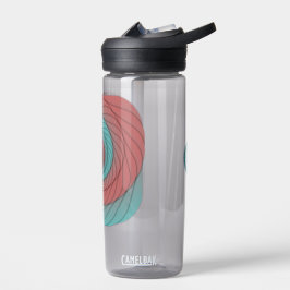 Crimson and Teal Vortex ウォーターボトル