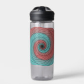 Crimson and Teal Vortex ウォーターボトル (正面)